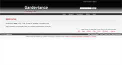 Desktop Screenshot of gardeviance.org