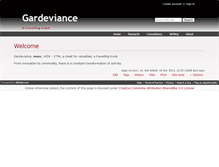 Tablet Screenshot of gardeviance.org
